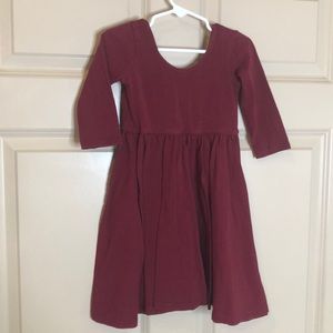 Alice and Ames size 5 burgundy dress